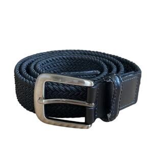 Mens Fabric Braided Web Belt Fully Adjustable Casual Everyday Style XL 42-44